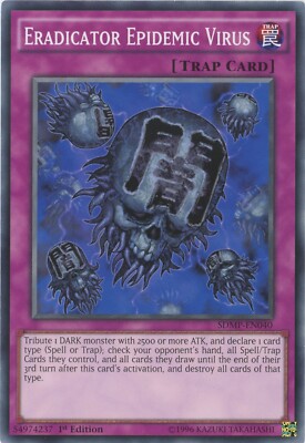 Yugioh Eradicator Epidemic Virus SDMP-EN040 Common 1st Edition Neuwertig
