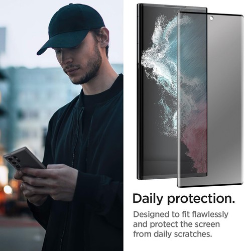 For Samsung Galaxy S22/S22+/S22 Ultra 5G Privacy Tempered Glass Screen Protector - Picture 10 of 18