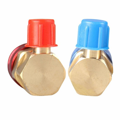 2 Car Quick Connector Adapter Coupler Auto A/C Manifold Gauge Low/High HVAC US - Picture 9 of 12