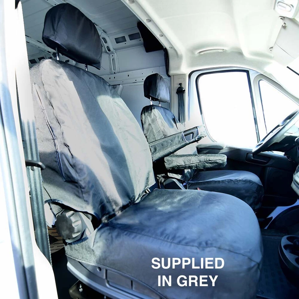 Fundas de asiento delanteras para Dodge RAM Promaster 1500 2500 3500 2015 2016 2017 SC443G Foto 4 de 4