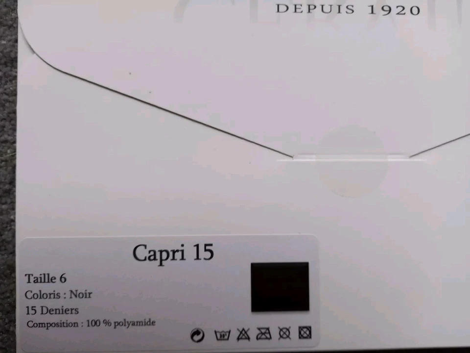 Nylon Strapsstrümpfe 15 DEN Größe 6 von CERVIN ( echte Nylon nicht dehnbar) - Bild 2 von 4