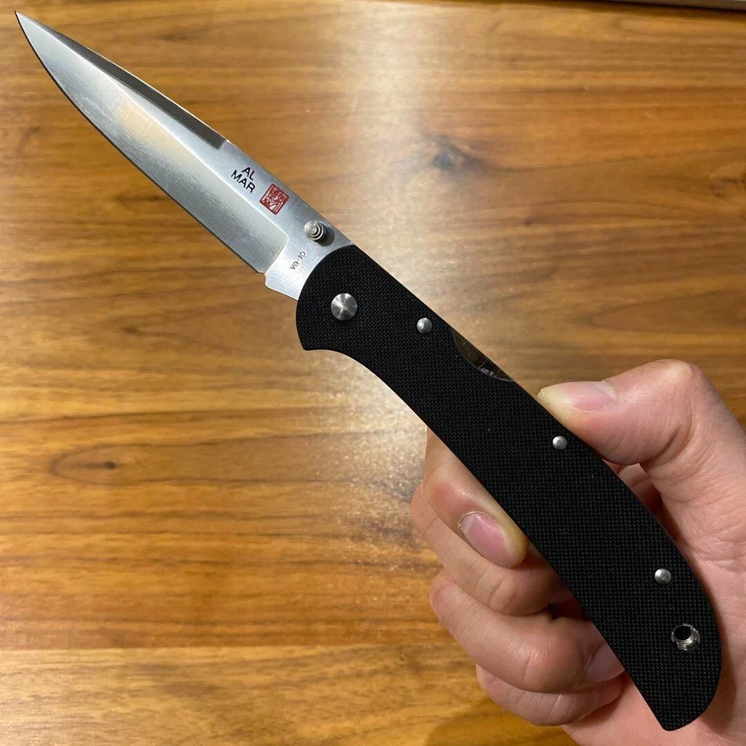 Al Mar Knife Eagle 5HDBT-V Heavy Duty Black VG10 Without A Box New