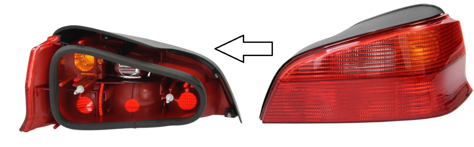 Feu arriere droit Peugeot 106 essence diesel ph2 phare de rechange 6351G6