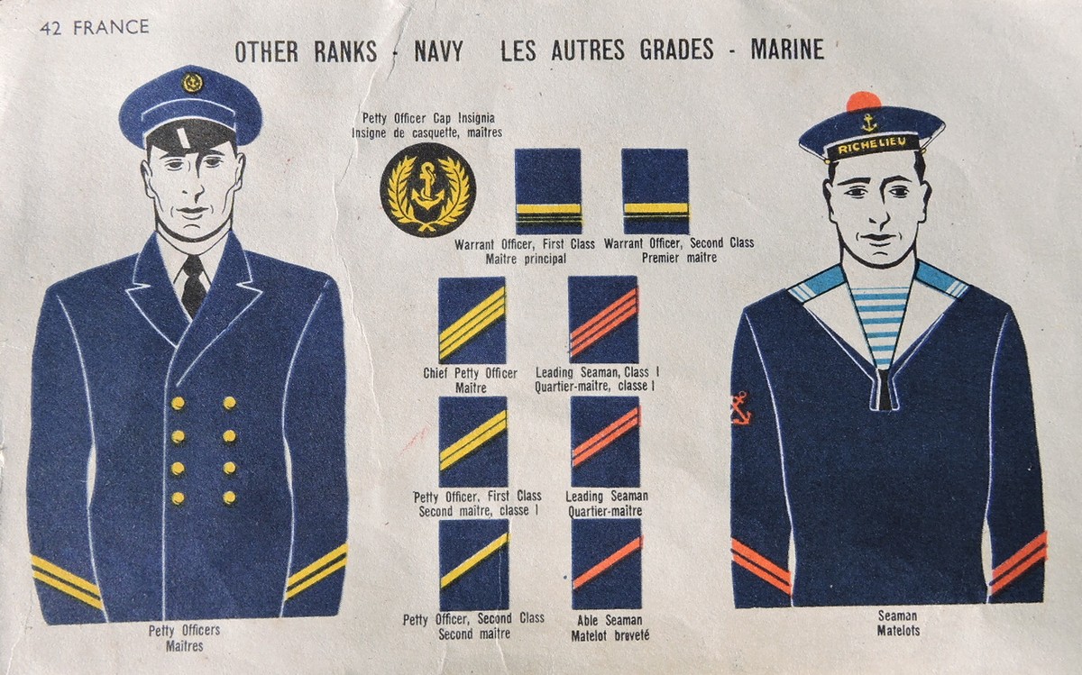 Uniforme Matelot Tenue De Matelot Tenue Officier Marinier INSIGNE