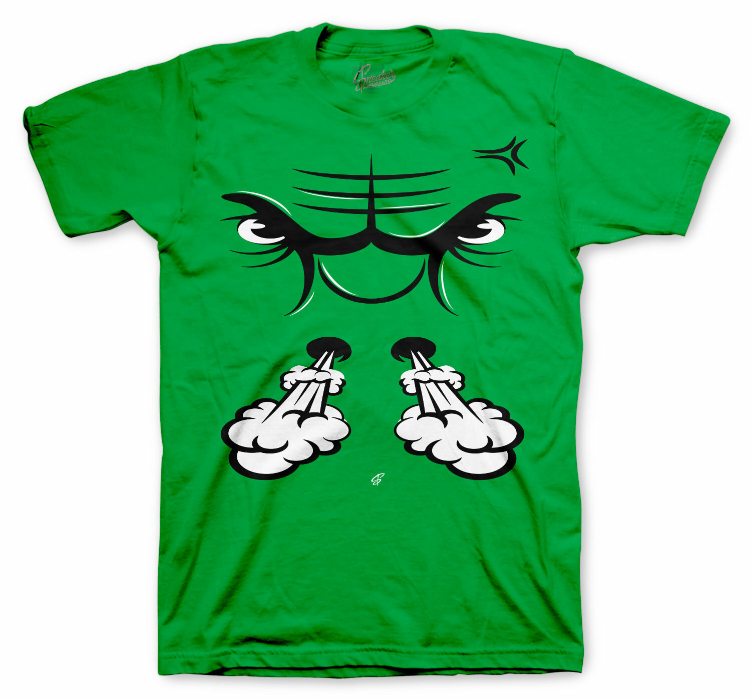 Shirt To Match Jordan Retro 3 Pine Green - Raging Face Tee | eBay