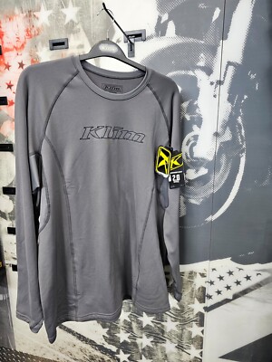 NEW Klim Aggressor Shirt 2.0 XL Gray # 3198-003-150-626