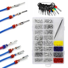 739Pcs Automotive Electrical Connector Pins Kit Terminal Removal Tool Wire Seals