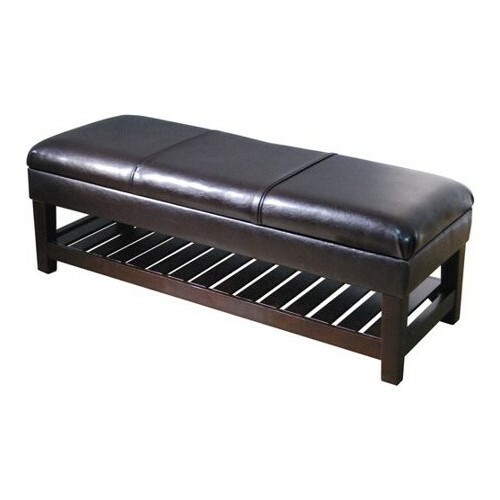 Tufted Bed Bench Long Rectangular Chair Seat Hall Entry Way Room