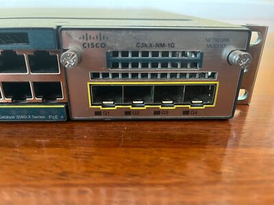 Cisco WS-C3560X-48P-S 3560X Series 48 Port Gigabit Switch with