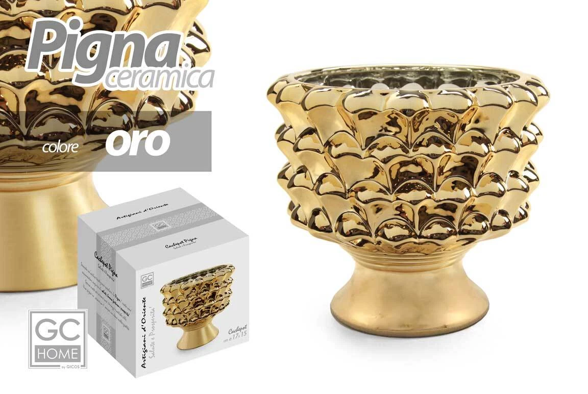 Vaso Moderno In Ceramica Oro, Effetto Opaco E Lucido, 10x28 Cm, Vaso Da Tavolo Per Fiori, Decorazione Per Soggiorno, Matrimonio, Regalo