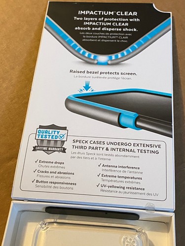 New Speck Presidio Clear Case for Samsung Galaxy S9, Protection Grip Skin Cover - Picture 14 of 15