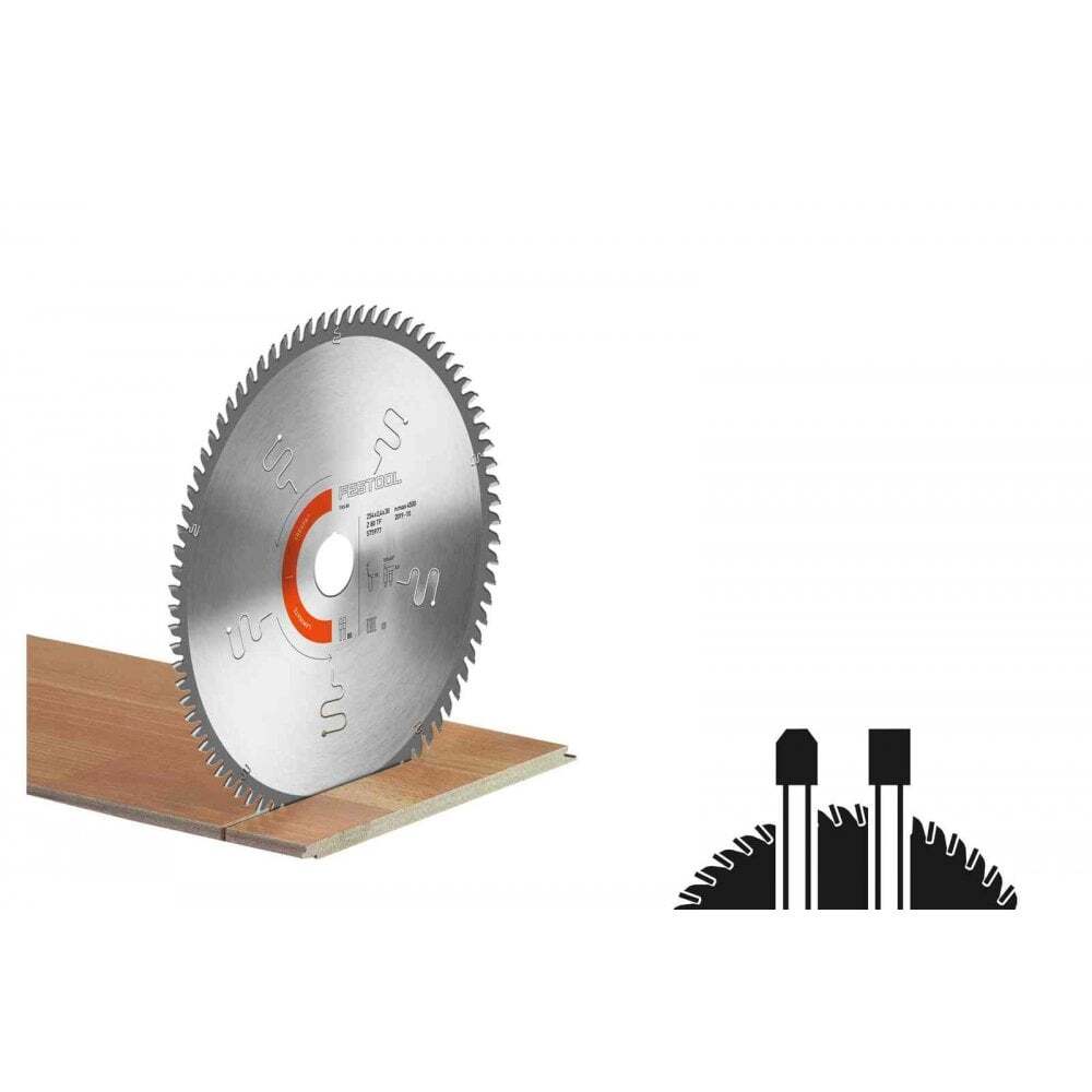 Festool 575977 Laminate Circular Saw Blade HPL HW 254x2,4x30 TF80 L
