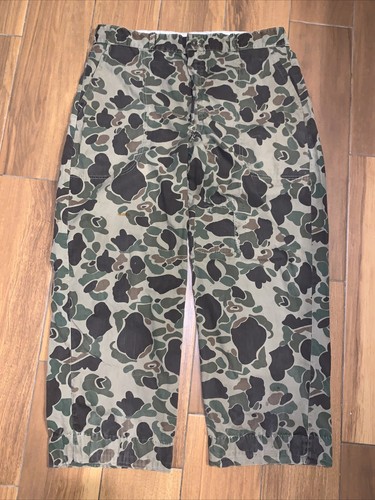 Vtg Black Sheep Duck Camo Pants Mens Sz 