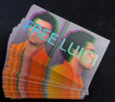 Free Luigi (3D effect) stickers, professionally printed, waterproof, UVresistant
