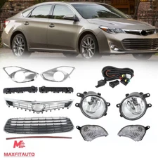 Fits Toyota Avalon 2013-2015 Front Grille Fog Signal Lights Bracket Set 10pcs