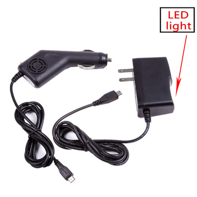 Car Charger+AC/DC Power Adapter For SJCam SJ4000 SJ5000 X Sport Action DV Camera