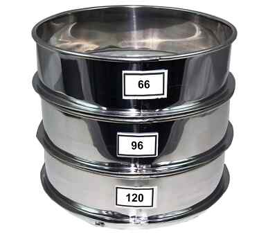 Aluminum Herbal Pollen Hash Extractor stackable sifter 120, 96, 66 Micron Screen