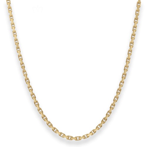 2,5mm Ankerkette diamantiert Kette Collier Halskette aus 333 Gold Gelbgold 60cm - Bild 3 von 3
