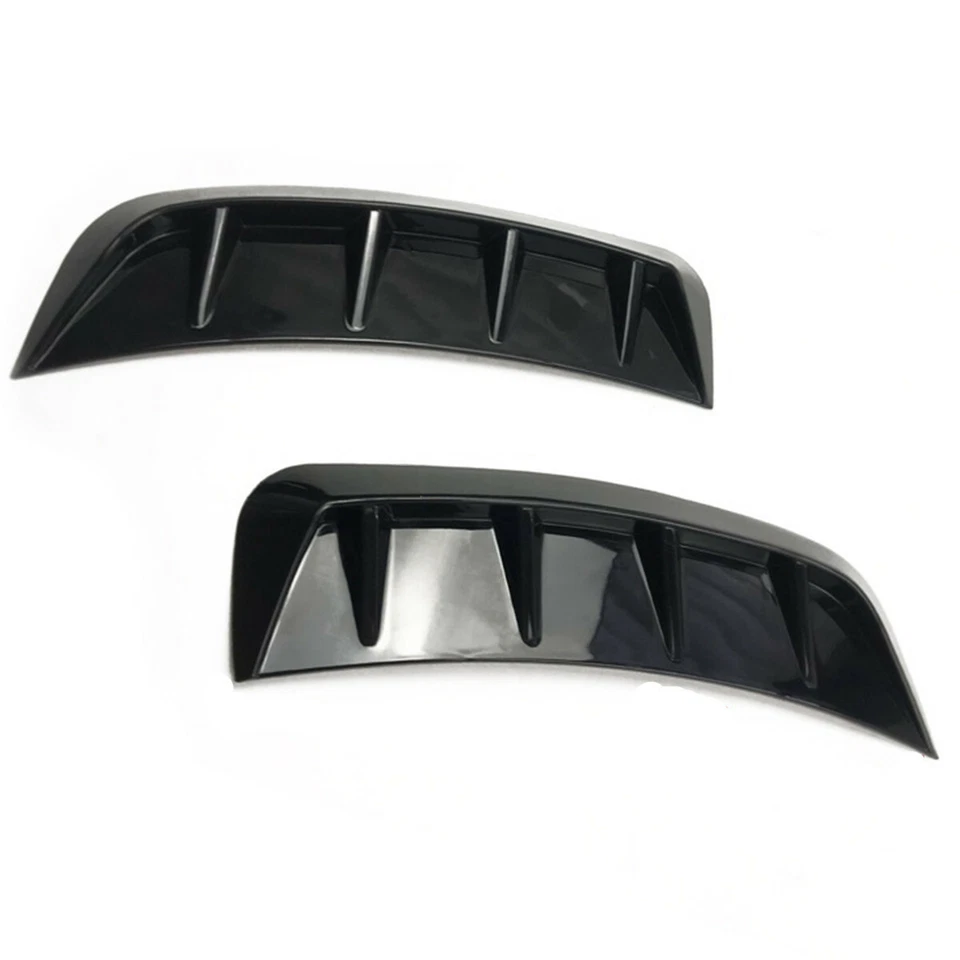 Car Wheel Arch Eyebrow Protector Trim Cover Air Vent Hood Side Fender Sticker - Image 2 of 4