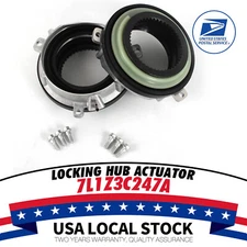2Pcs Auto Locking Hub Axle Actuator For 2006-2014 Foxd F-150 4WD 7L1Z-3C247-A