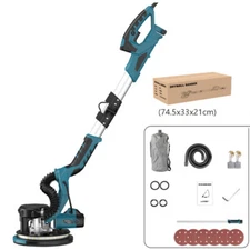 Electric Drywall Sander Foldable Wall Sander with Vacuum Bag Putty Grinding Tool