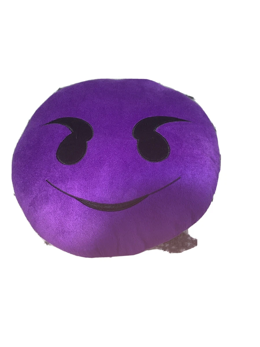 Devil top emoji pillow