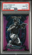 2023 Chronicles Harry Ford TITAN Purple Mojo #10 PSA 10 /50