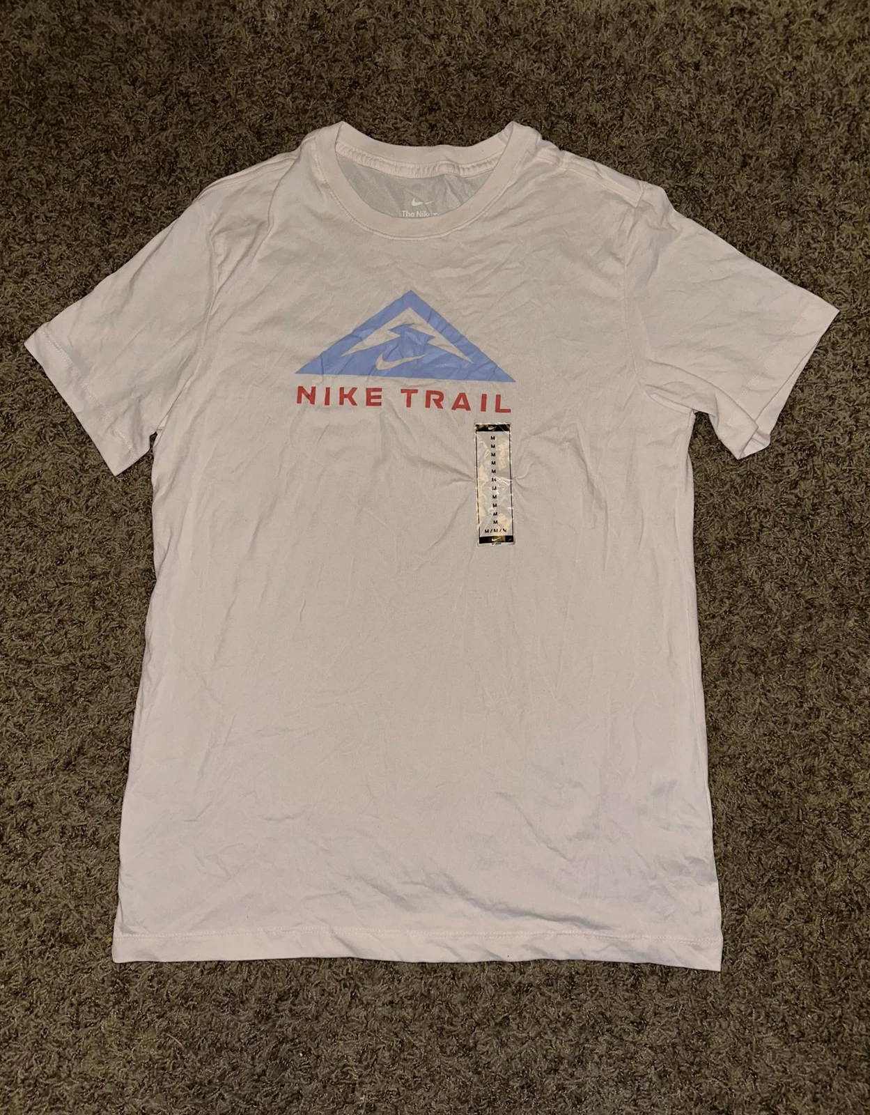 Nike Men’s Dri-Fit Trail Running Outdoor Pink Shirt