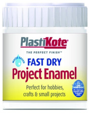 PLASTIKOTE FAST DRY ENAMEL 59ML NEW OPAQUE WATER BASED BRUSH ON PAINT BOTTLES