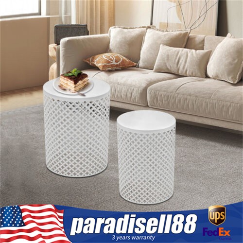 Patio Side Tables Accent End Table Metal Outdoor Side Table round Out End Table