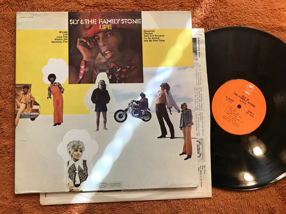 SLY AND THE FAMILY STONE LIFE 1971 EPIC STEREO VINYL LP