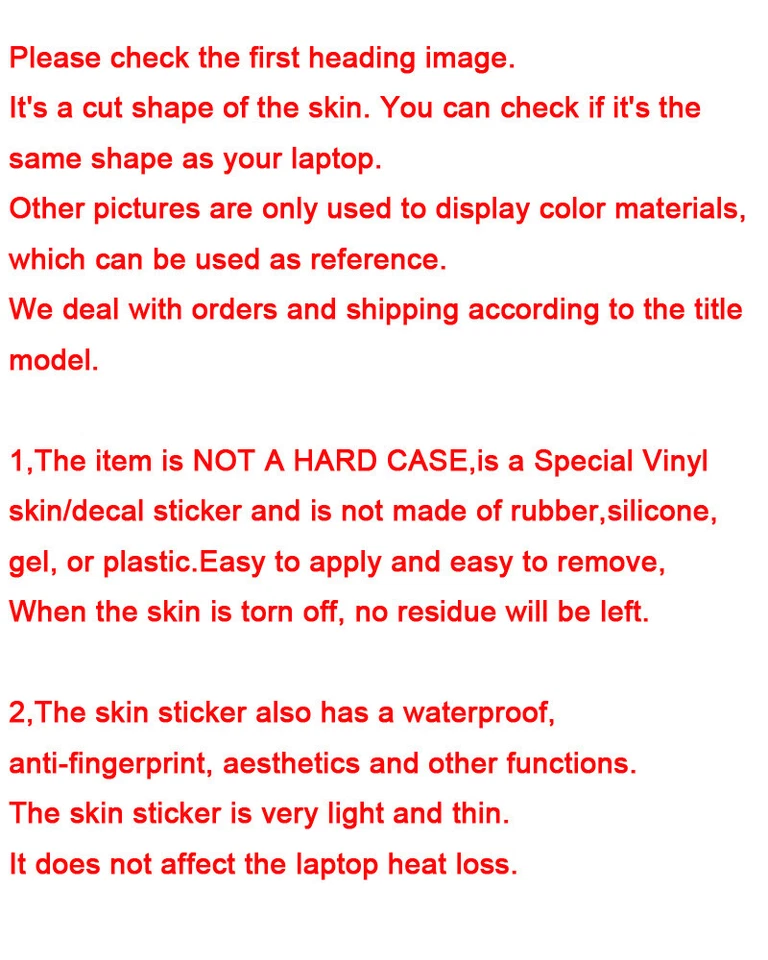 Laptop Skin Sticker Cover Film For Sony VAIO Pro 11 SVP11 SVP11213 SVP11213CXS - Image 4 of 4