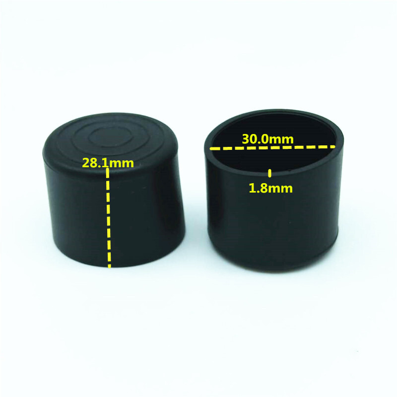 Round Chair Leg Cap Rubber Feet Protector Pads Furniture Table Covers