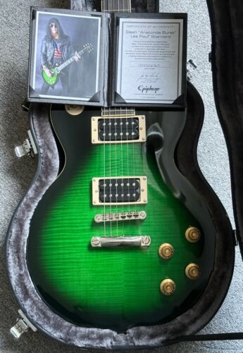Gibson Epiphone Limited SLASH SIGNED Les Paul PRO Premium Anaconda Burst 3.736g - Bild 3 von 21