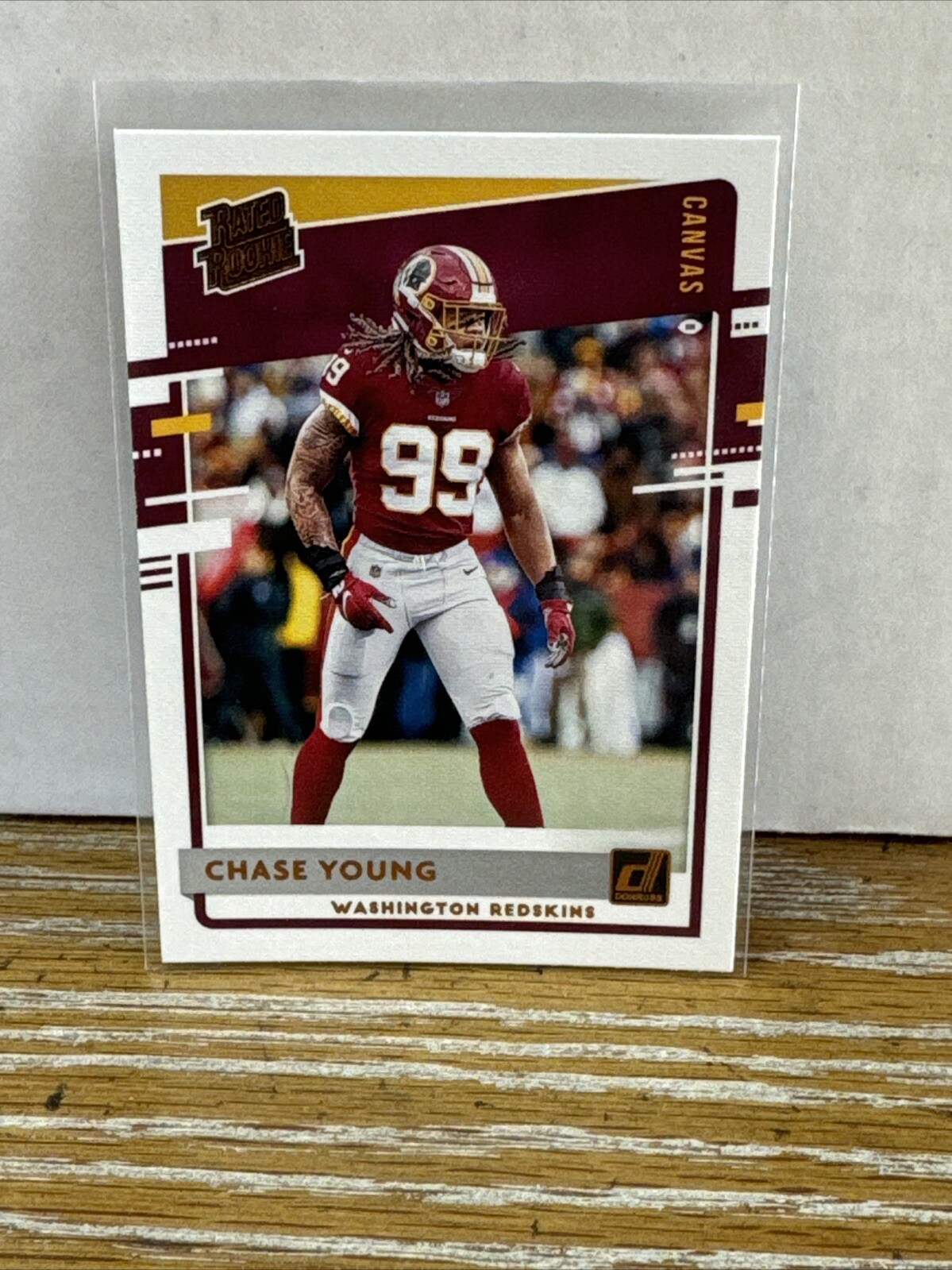 2020 Panini Donruss - Rated Rookie Canvas #316 Chase Young (RC)