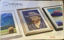 MEURAL CANVAS 26" LEONORA WHITE WIFI CONNECTED SMART ART FRAME