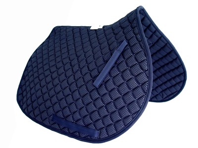 PRI  SaddleGrip Non-Slip AP Pad, PVC Dotted, High Wither, Navy 