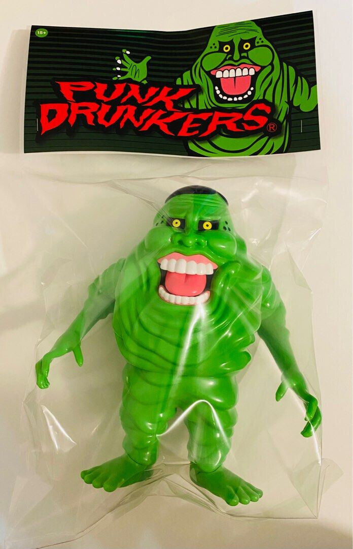 Unbox Industries x Punk Drunkers Slimer Ghostbusters Sofubi Vinyl Dcon 2022 PDS