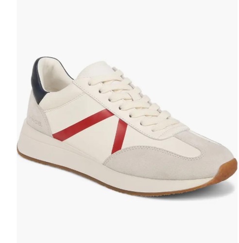 Neu Vince Ohara Sneaker milk crimson blue 10 - Bild 7 von 8
