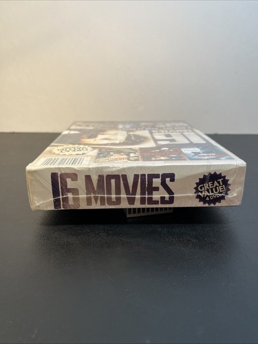 New Sealed DVD Set. 16 Movies: 8 Action Movies & 8 Westerns (DVD, 2013, 4-disc) - Picture 9 of 10