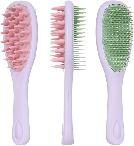 2in1 Kopfhaut Massagegerät Shampoo Bürste Haarkamm Pflege Styling Waschen Bad Schrubber Werkzeug - Bild 10 von 21