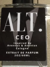 ALT Fragrances CEO - Extrait de Parfum, 2oz/60ml NWOB