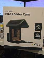 Smart Bird Feeder with Camera 1080P FHD Solar Powered 160  Night Vision IP65 WiF