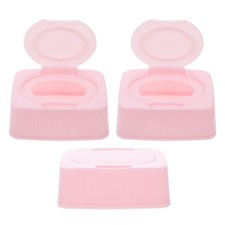 3 Pcs Travel Baby Wipes Container Portable Holder Diaper Compact