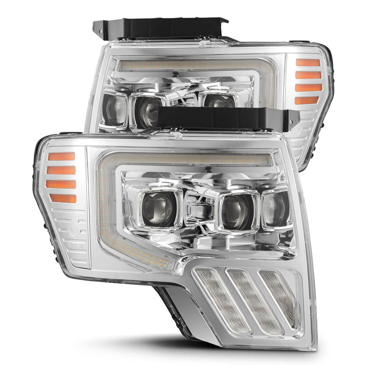 For 09-14 Ford F150 AlphaRex MKII LUXX LED Projector Headlights