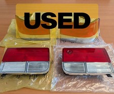Depo Jdm Red Clear Rear Tail Light Set For 1992-1993 Honda Accord 4d - Used