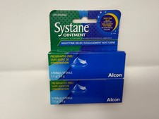  2 Pack Systane Ointment Nighttime Relief Eye Lubricant, 3.5g Exp. 05/2027