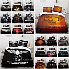 Image of 2025 Rock Bands Duvet Cover Pillowcase Single Double King Bedding Set Gift