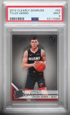 2019-20 Panini Clearly Donruss Rated Rookie Tyler Herro #63 PSA 9 MINT 02ez