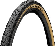 Neumático Continental Terra Speed - 700 x 40, sin cámara, plegable, negro/crema,